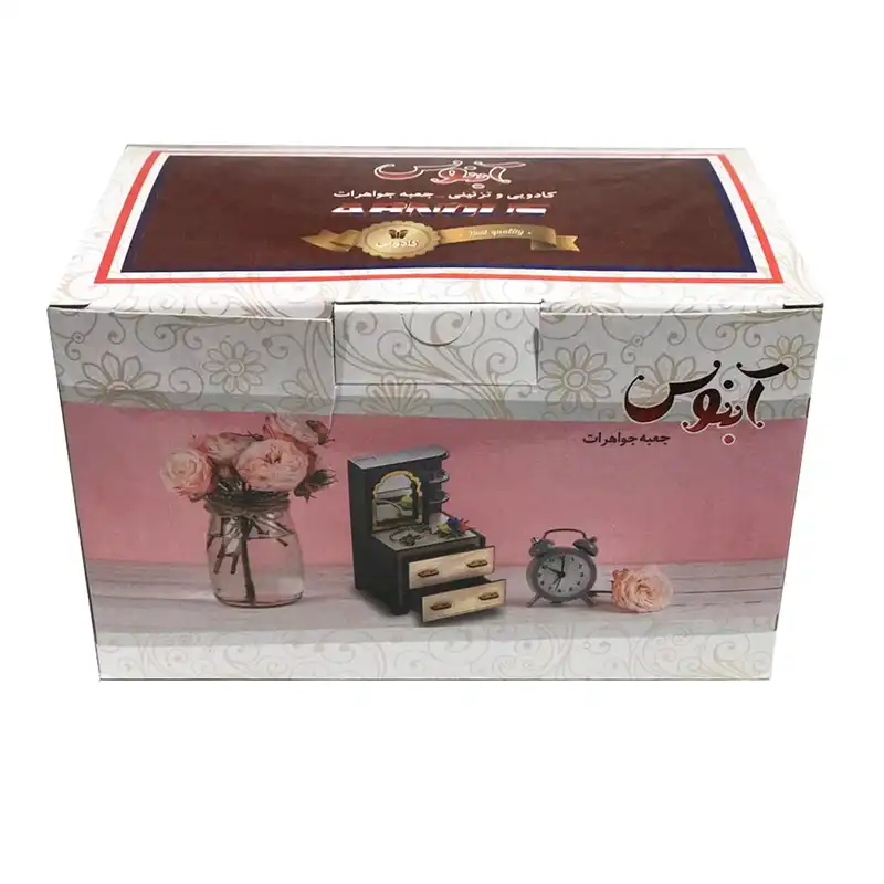 جعبه جواهرات آبنوس مدل دراور