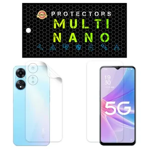 Multi Nano X-SFT Screen Protector For Oppo A58X with back skin