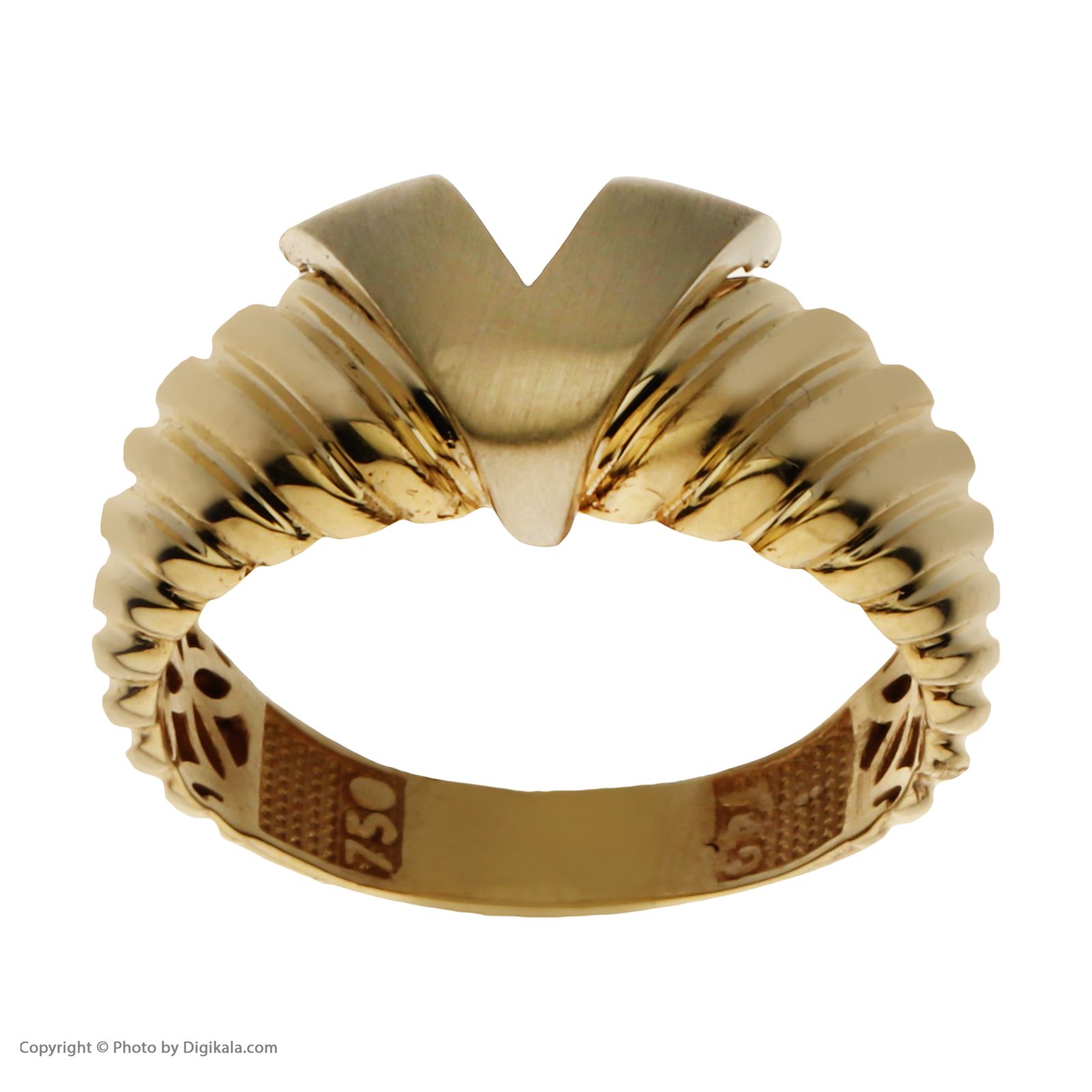 انگشتر طلا 18 عیار زنانه مایا ماهک مدل MR0695 -  - 2