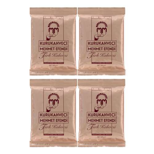 قهوه ترک مهمت افندی - 100 گرم بسته 4 عددی