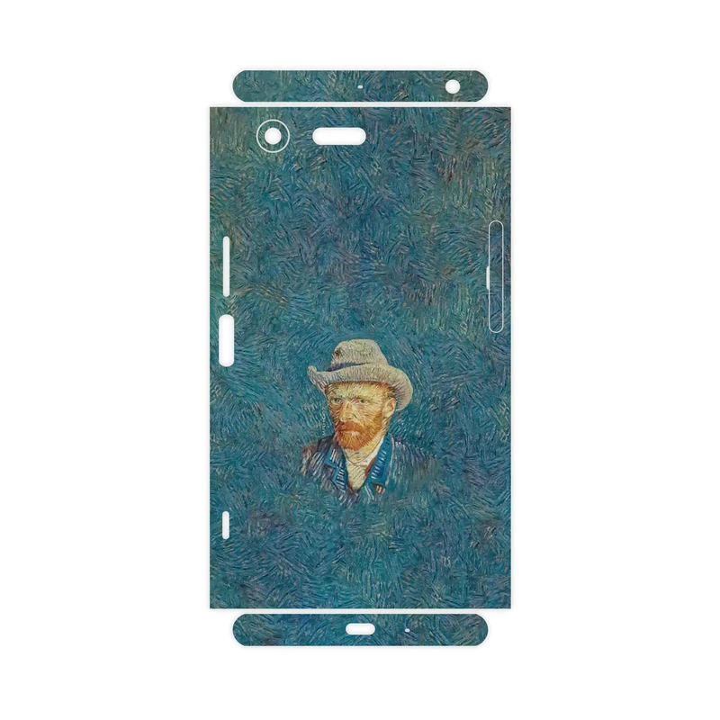 برچسب پوششی ماهوت مدل Self portrait with a gray felt hat-FullSkin مناسب برای گوشی موبایل سونی Xperia XZ Premium
