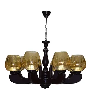  لوستر هشت شعله چشمه نور کد G709/8-BR