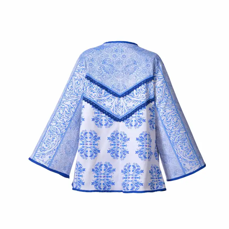 مانتو کتی زنانه کلوتو مدل LAJEVARD - WHT BL