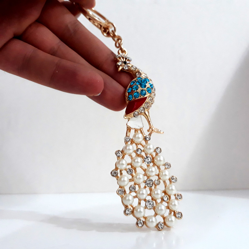 جاکلیدی زنانه مدل طاووس کد 03 جاکلیدی زنانه مدل طاووس کد 03