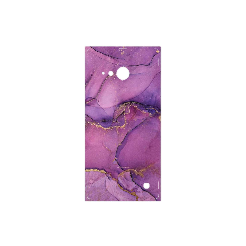 برچسب پوششی ماهوت مدل Purple Marble مناسب برای گوشی موبایل نوکیا Lumia 730