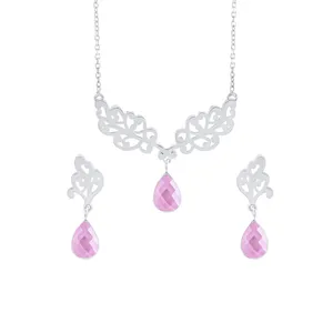 نیم ست نقره زنانه درسان گالری مدل بهشت کد DS703