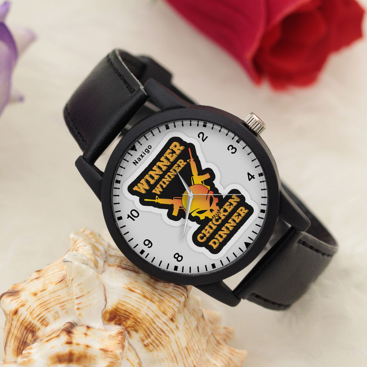 ساعت مچی عقربه ای ناکسیگو طرح PubG کد LF4235 -  - 3