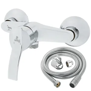 شیر سرویس بهداشتی رستاک مدل ناودیس به همراه شلنگ