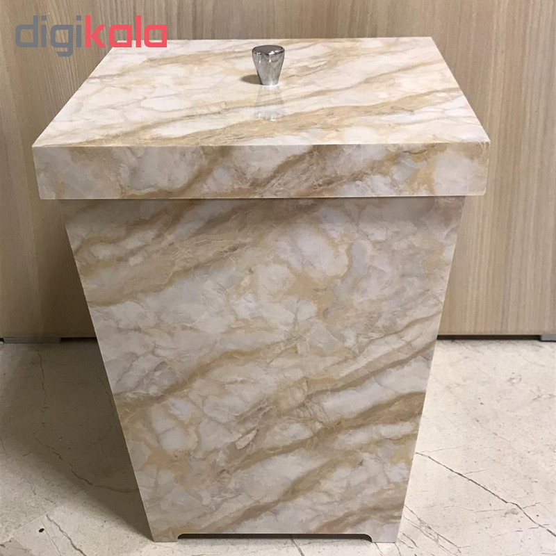 ست سطل و جعبه دستمال کاغذی طرح سنگ مدل 001AL ست سطل و جعبه دستمال کاغذی طرح سنگ مدل 001AL
