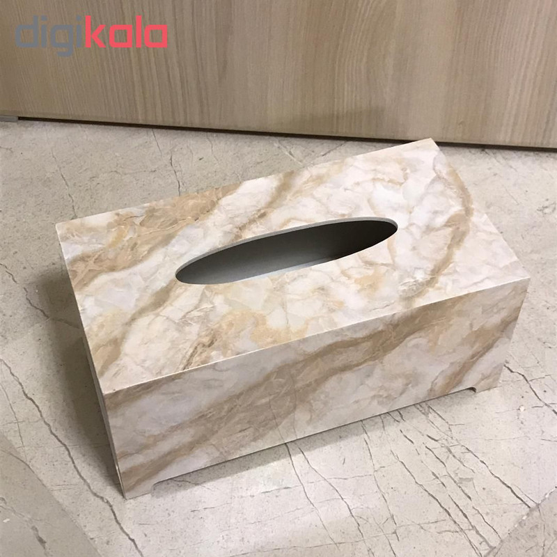 ست سطل و جعبه دستمال کاغذی طرح سنگ مدل 001AL ست سطل و جعبه دستمال کاغذی طرح سنگ مدل 001AL