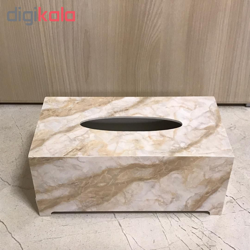 ست سطل و جعبه دستمال کاغذی طرح سنگ مدل 001AL ست سطل و جعبه دستمال کاغذی طرح سنگ مدل 001AL