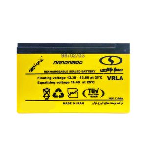 نقد و بررسی باتری یو پی اس 12 ولت 7.5 آمپر ساعت صبا باتری مدل 12SB7.5 توسط خریداران