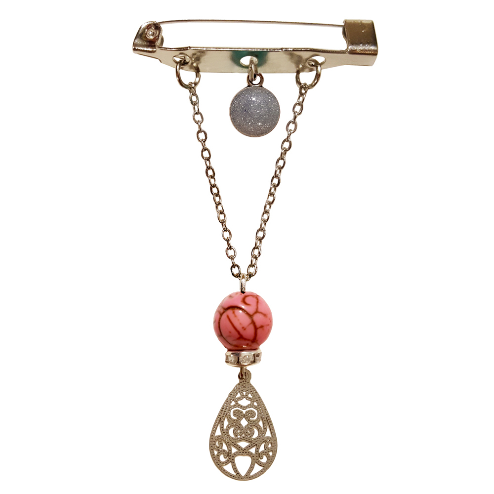 سنجاق سینه مدل بته جقه کد  PM 319