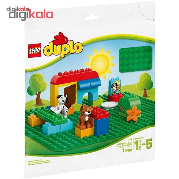 Duplo large green building plate on sale