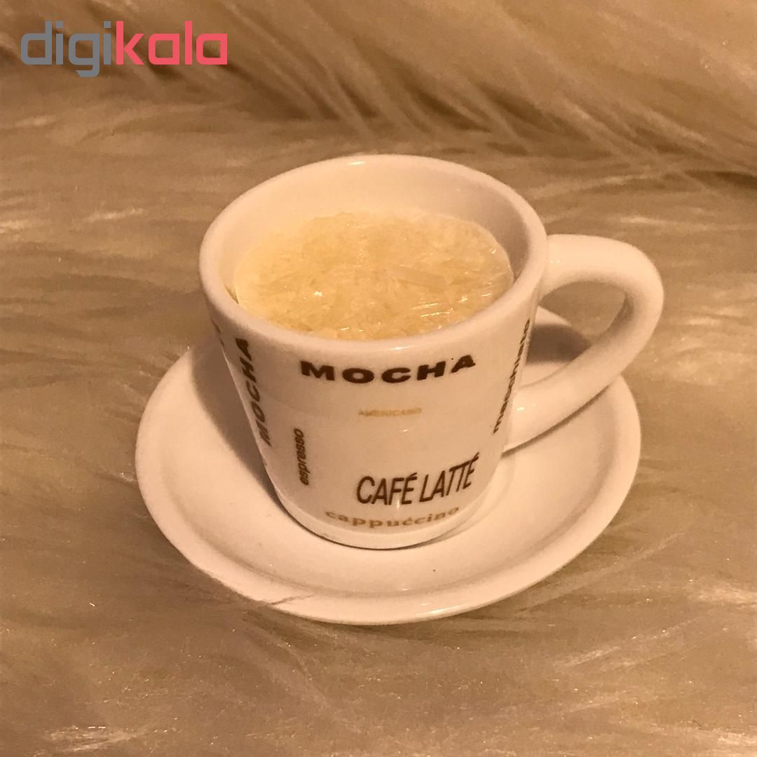 شمع طرح فنجان قهوه