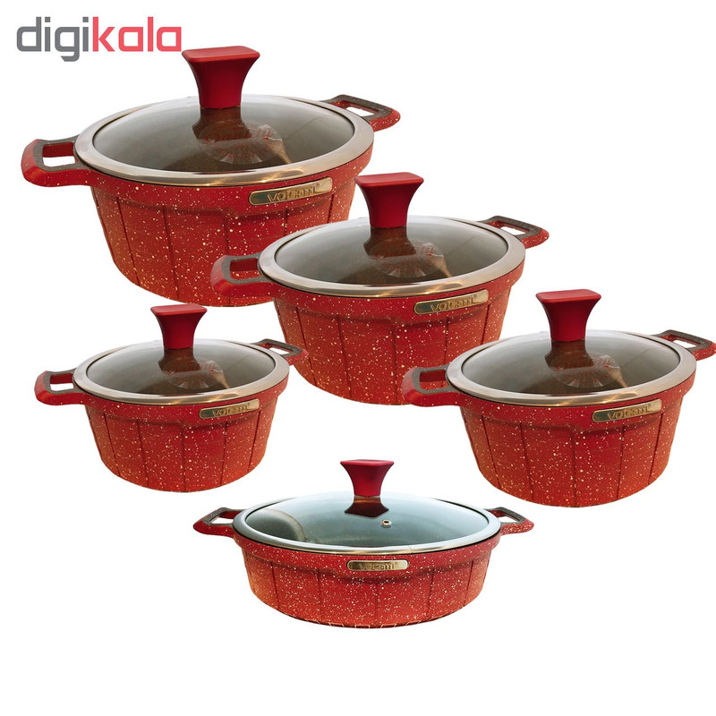 سرویس پخت و پز 10 پارچه وگاتی کد 7044 مدل VER-3