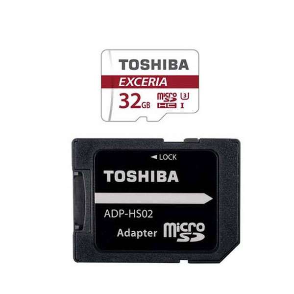 کارت حافظه microSDHC توشیبا مدل M301 کلاس 10 استاندارد UHS-I U3 سرعت 48MBps ظرفیت 32 گیگابایت به همراه آداپتور SD