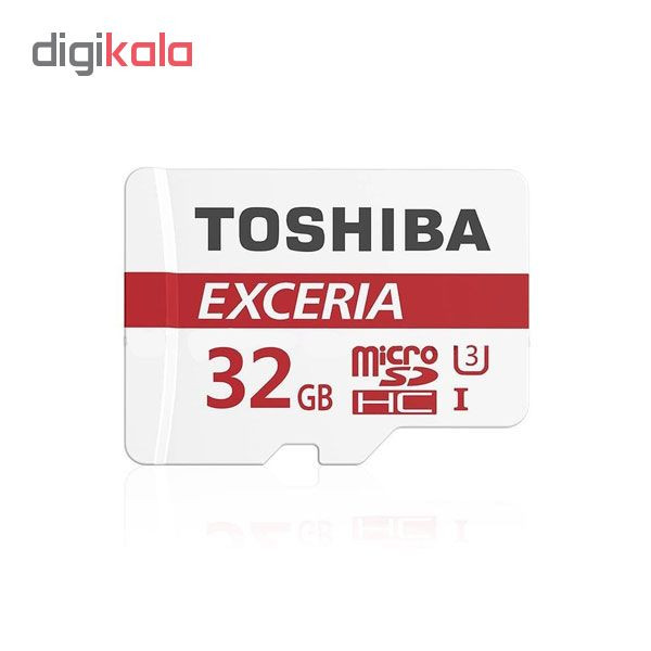 کارت حافظه microSDHC توشیبا مدل M301 کلاس 10 استاندارد UHS-I U3 سرعت 48MBps ظرفیت 32 گیگابایت به همراه آداپتور SD