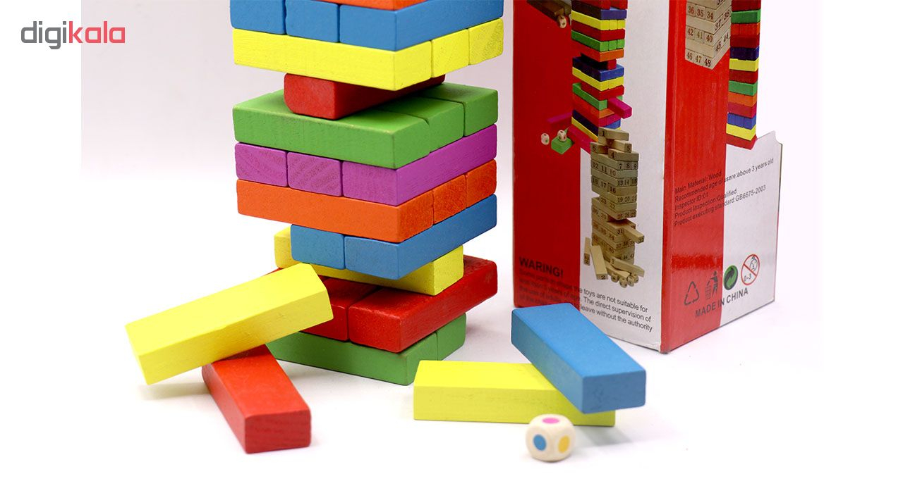 بازی فکری طرح برج هیجان مدل Jenga