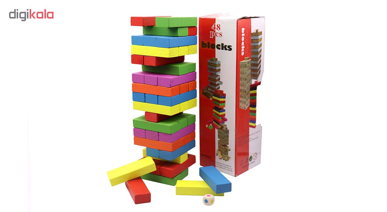 بازی فکری طرح برج هیجان مدل Jenga