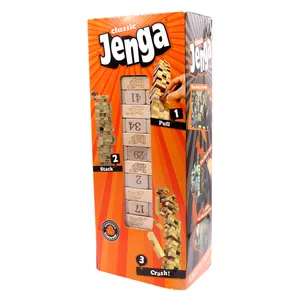 بازی فکری طرح برج جنگا مدل classic hardwood