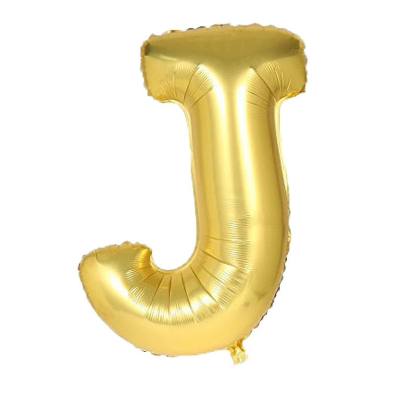 بادکنک فویلی طرح حروف انگلیسی J کد 210