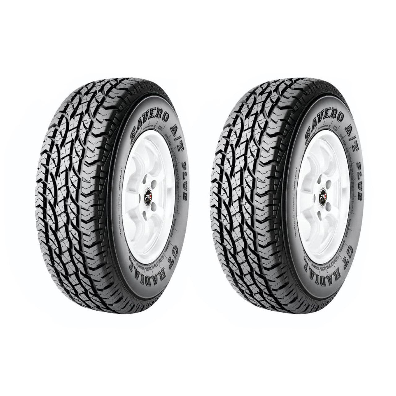 لاستیک خودرو جی تی مدل SAVERO A/T PLUS سایز 225/75R16 - دو حلقه