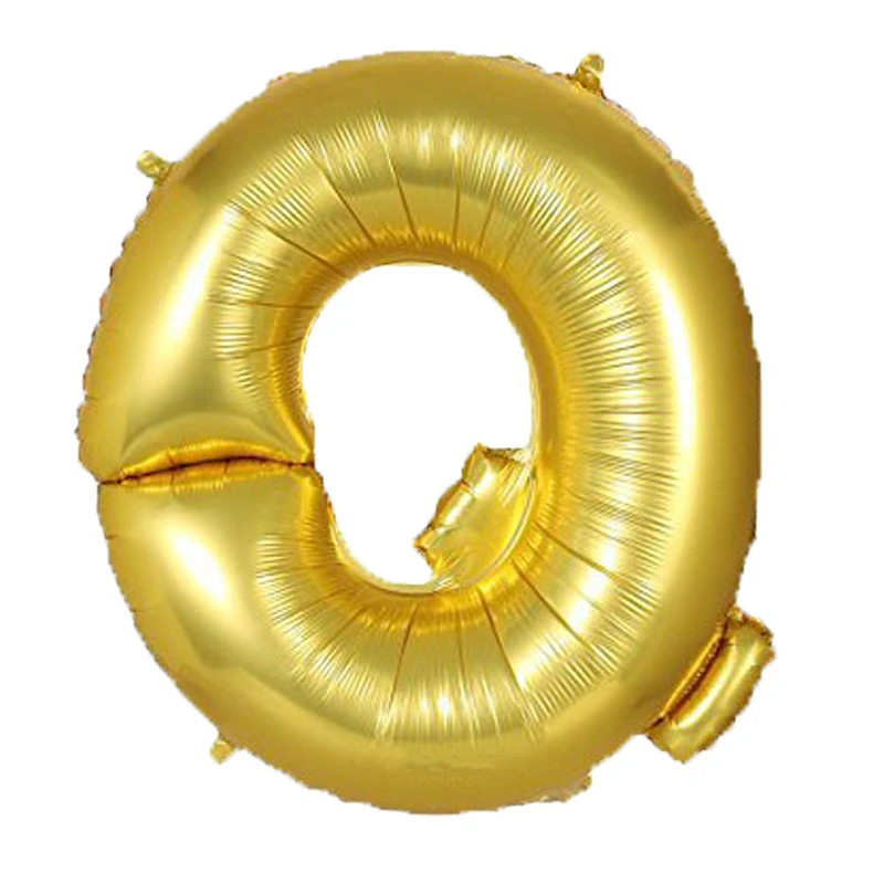 بادکنک فویلی طرح حروف انگلیسی Q کد 210