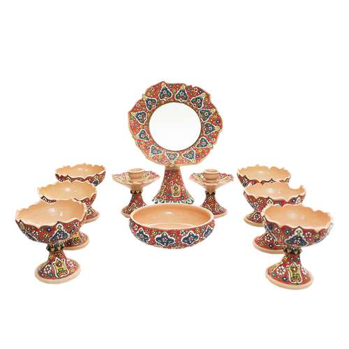 ست هفت سین مینا کاری کد 25