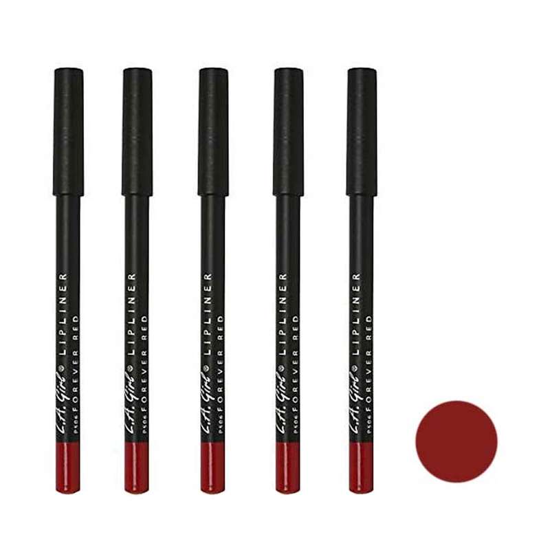 مداد لب ال ای گرل شماره P506 مجموعه 5 عددی