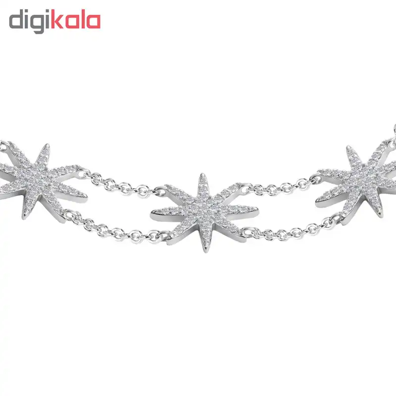 دستبند نقره زنانه اقلیمه کد DN433
