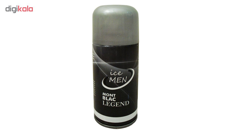 اسپری خوشبو کننده بدن آیس من مدل mont blac legend حجم 150 میلی لیتر