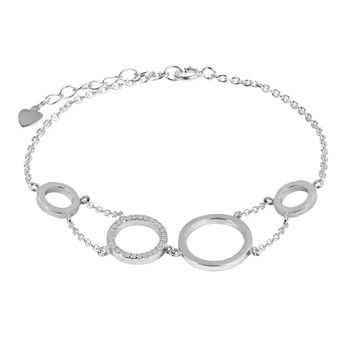 دستبند نقره زنانه اقلیمه کد DN435