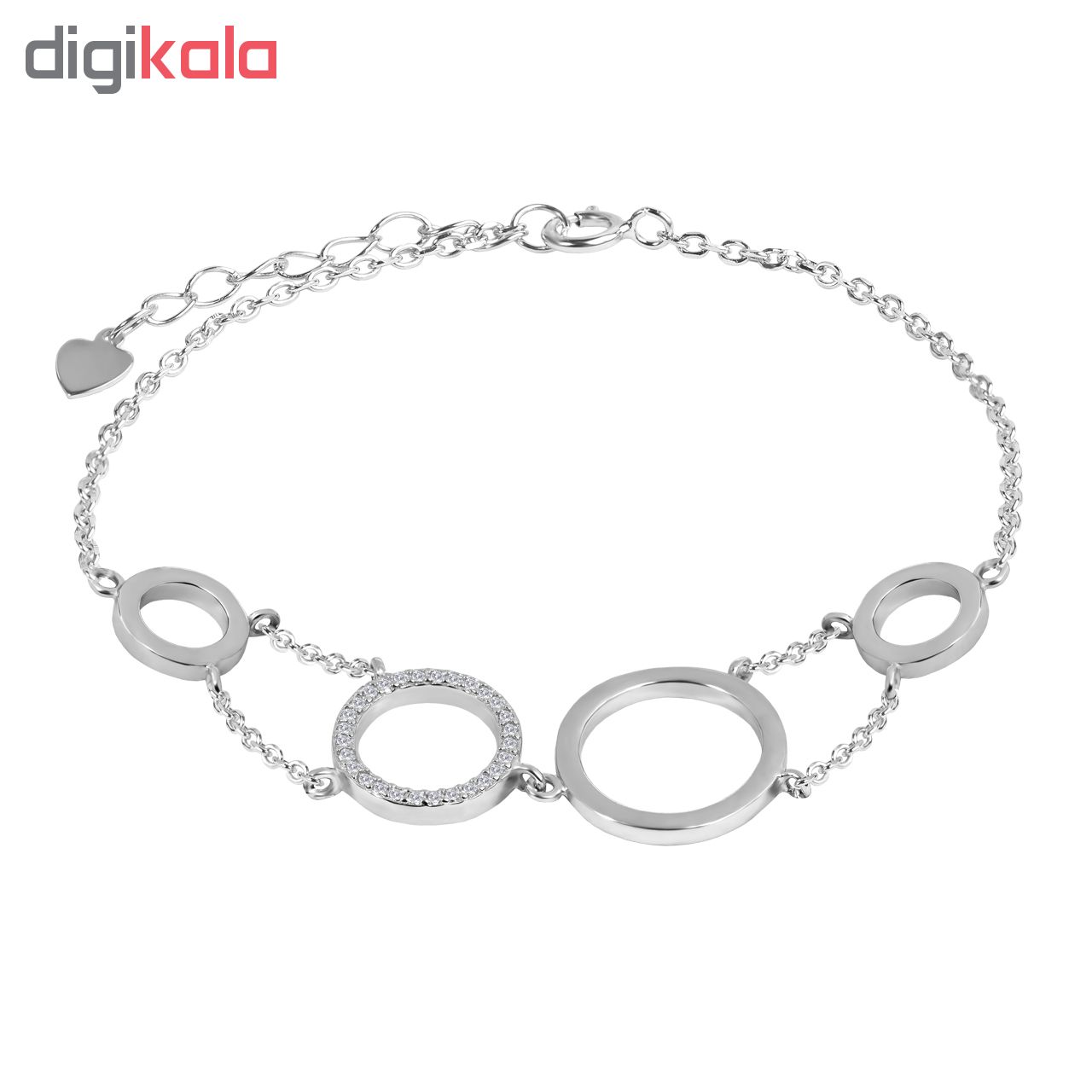 دستبند نقره زنانه اقلیمه کد DN435 -  - 2