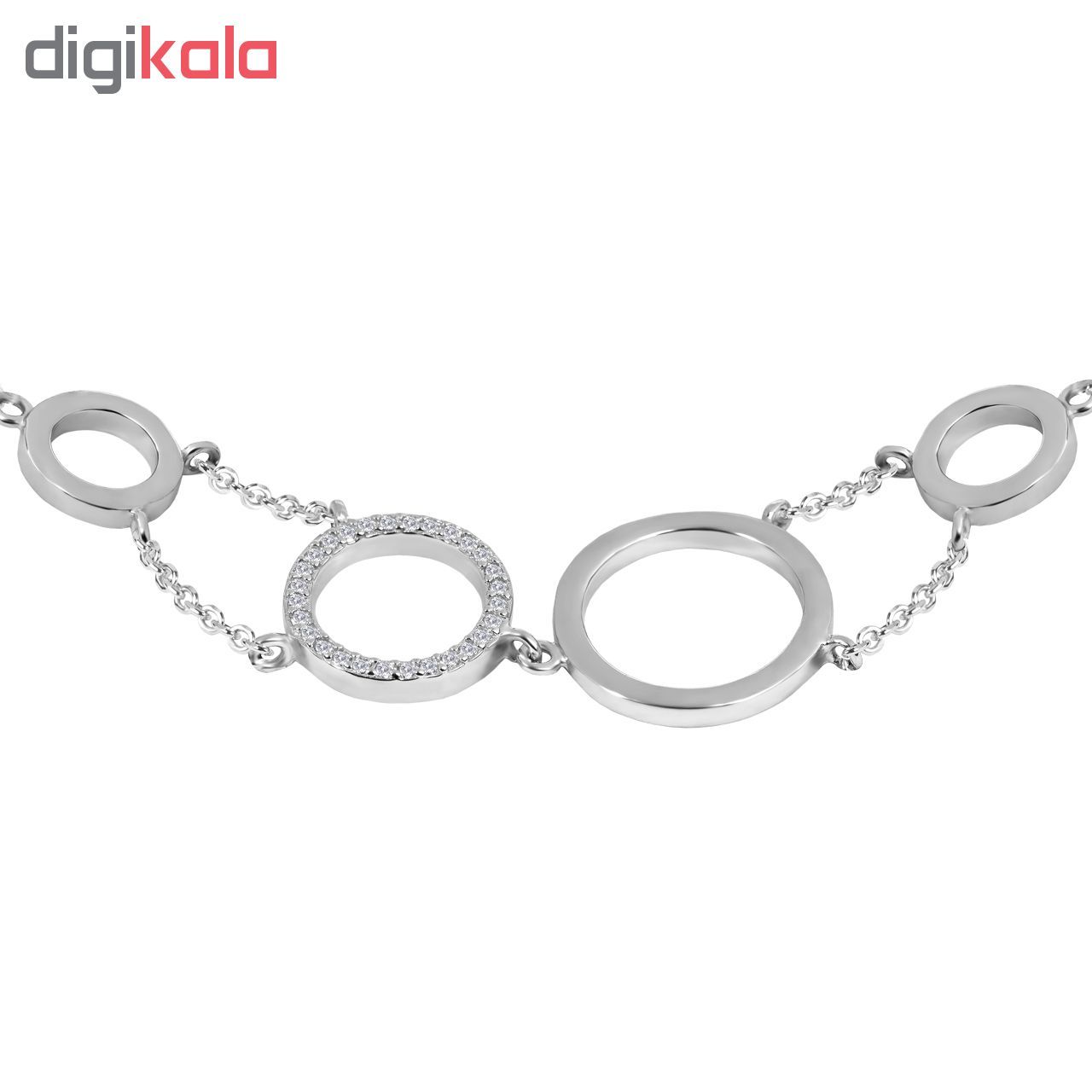 دستبند نقره زنانه اقلیمه کد DN435 -  - 3