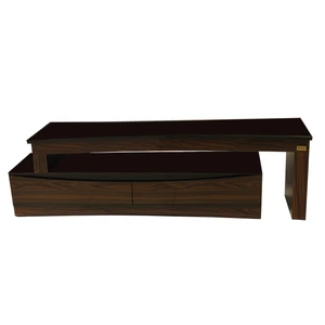 میز تلویزیون کرال استند مدل Z-160 GLASS