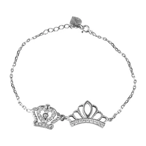 دستبند نقره زنانه مد و کلاس کد 1000469