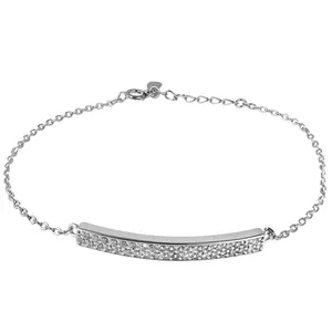 دستبند نقره زنانه مد و کلاس کد 1000501