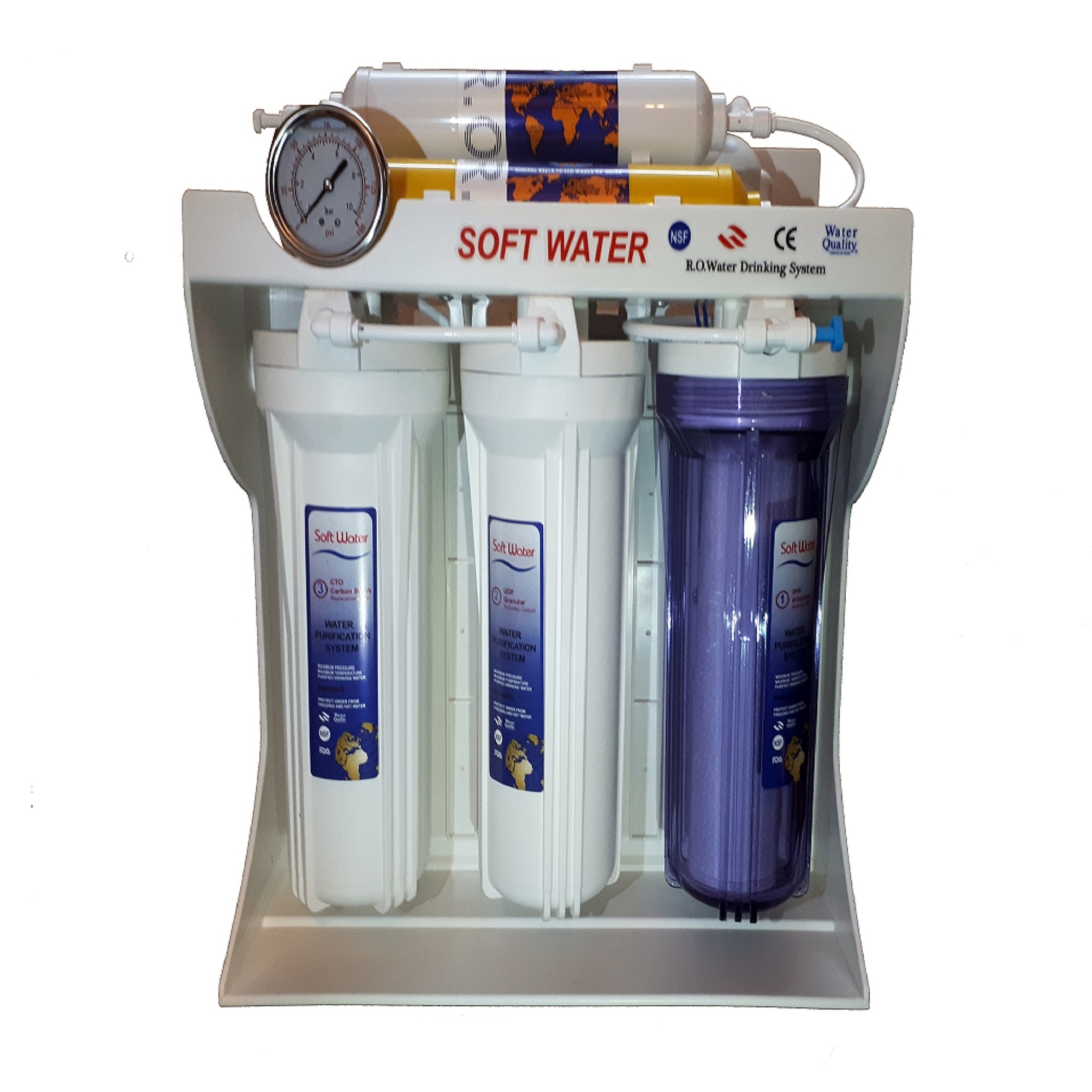 دستگاه تصفیه کننده آب خانگی سافت واتر مدل RO2500