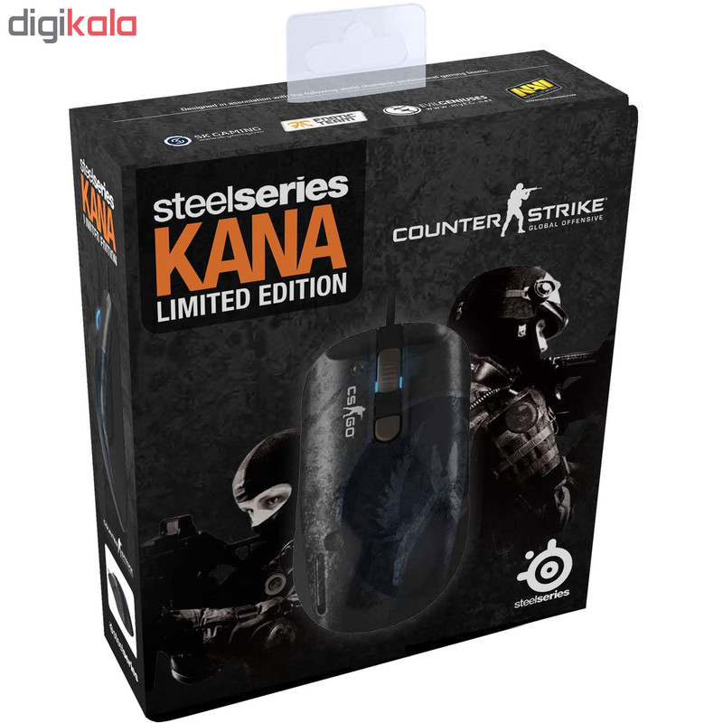 ماوس مخصوص بازی استیل سریز مدل KANA CS GO 3