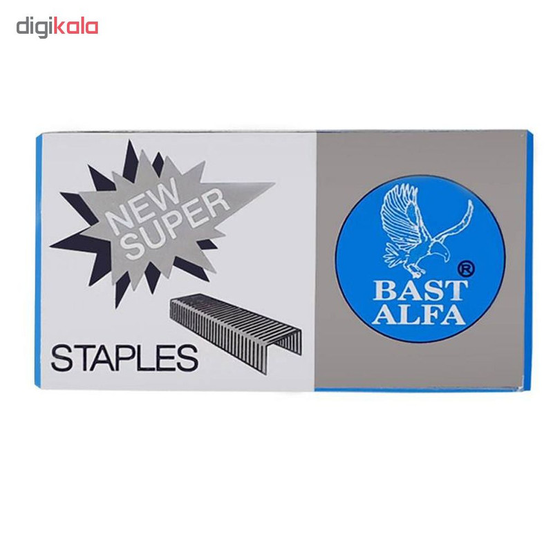 سوزن منگنه بست آلفا کد a10 سایز 24/6 بسته 5000 عددی