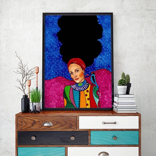 تابلو سالی وود مدل یک روح برای دیگران کد T300123