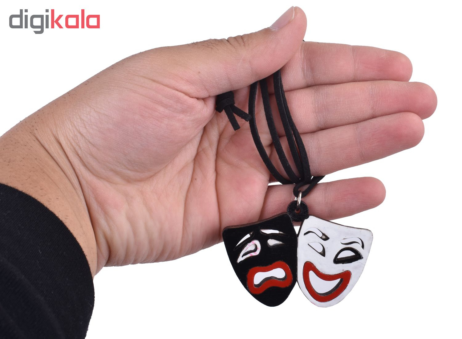 گردنبند طرح اشک و لبخند کد 12