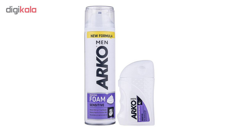 فوم اصلاح آرکو من مدل Sensitive حجم 200 میلی لیتر به همراه افتر شیو حجم 150 میلی لیتر فوم اصلاح آرکو من مدل Sensitive حجم 200 میلی لیتر به همراه افتر شیو حجم 150 میلی لیتر