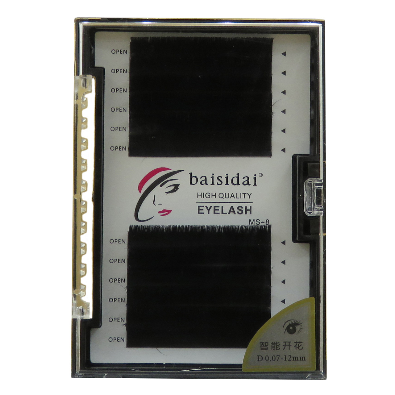 مژه مصنوعی بایسیدای مدل Volume lashes D کد 02