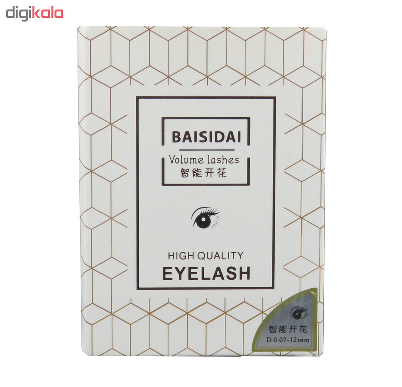 مژه مصنوعی بایسیدای مدل Volume lashes D کد 02