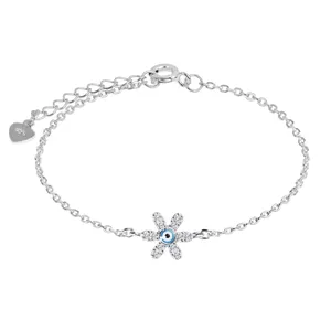 دستبند نقره زنانه اقلیمه کد DN437