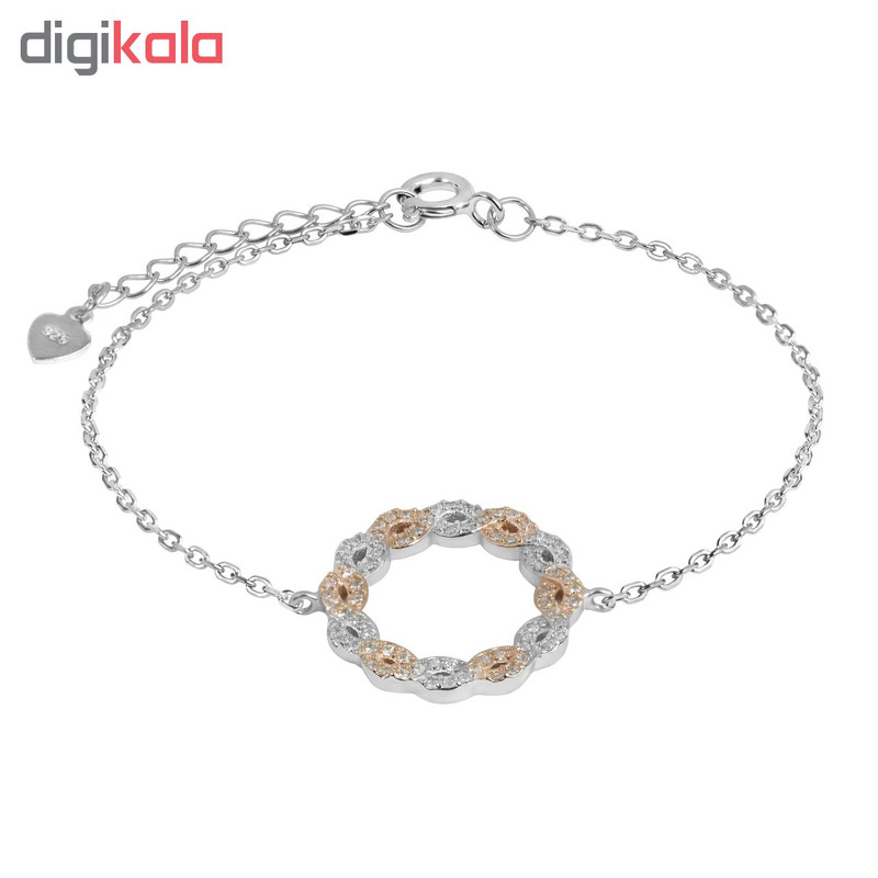 دستبند نقره زنانه اقلیمه کد DN439