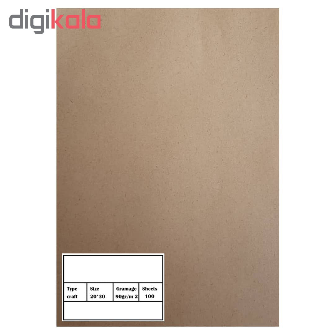 کاغذ کرافت کد 04 بسته 100 عددی