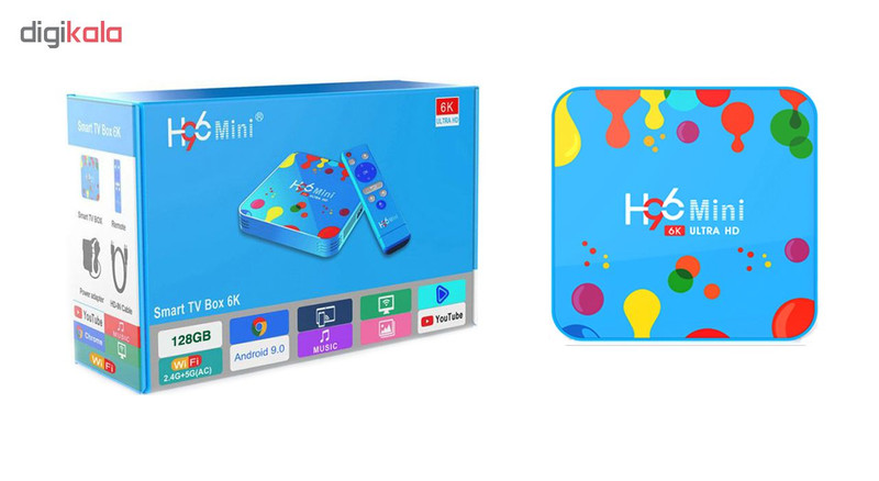 اندروید باکس اچ96 مدل مینی 6K 4/128